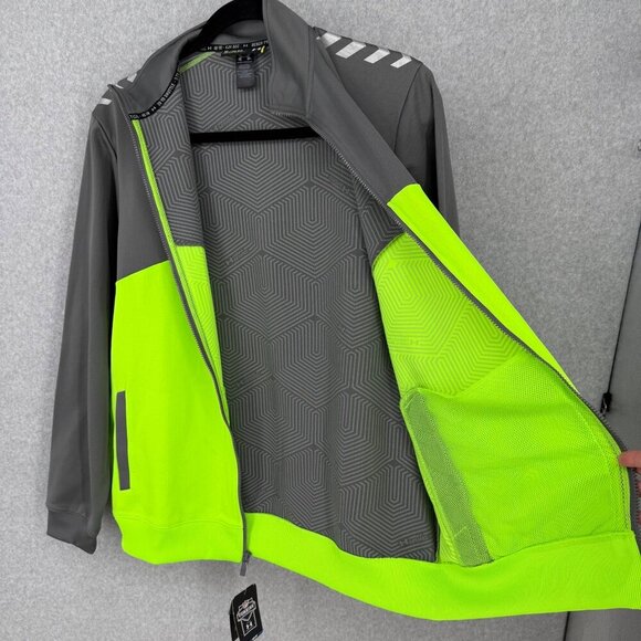 Under Armour Mens NFL Combine Full Zip Jacket Size XL Gray ColdGear Infrared - Picture 2 of 16